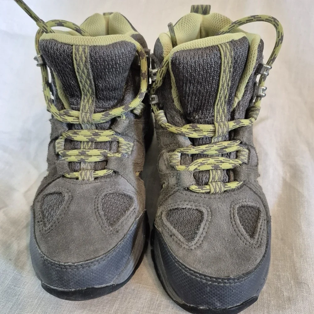 LL Bean Kids' Size 12 Trail Model High Top Hiking Boots TEK 2.5 Waterproof Suede